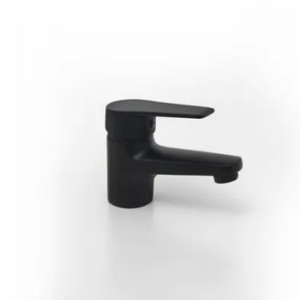 Grifería lavatorio monocomando UTAH negra