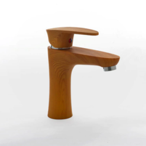 Grifería lavatorio monocomando doha madera