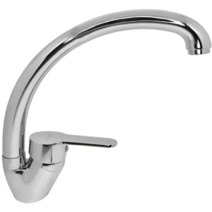 Grifería mesada monocomando pico cisne