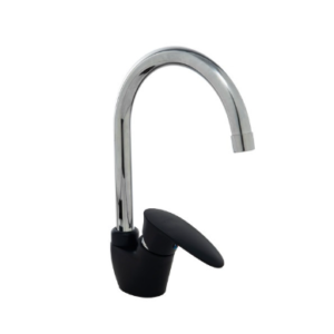 Grifería para mesada monocomando doha cisne negra