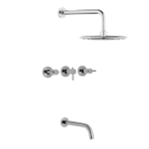 Grifería ducha zen lever