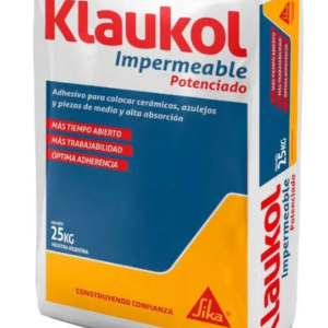 Pegamento Adhesivo Impermeable Potenciado 25 Kg Klaukol Sika