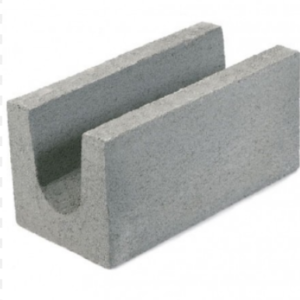 Bloque de cemento 19 encadenado