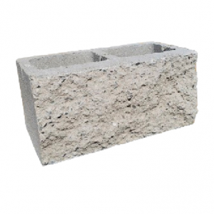 Bloque de cemento simil piedra 19x19x39
