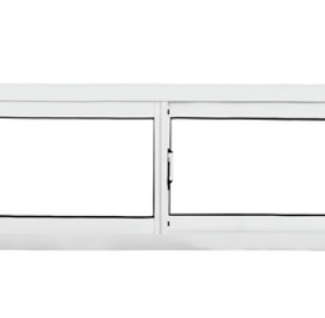 Ventana de aluminio blanco 1.20x0.40