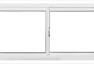Ventana de aluminio blanco 1.20x0.60
