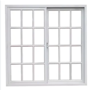 Ventana de aluminio blanco 1.50x0.90 - Vidrio repartido