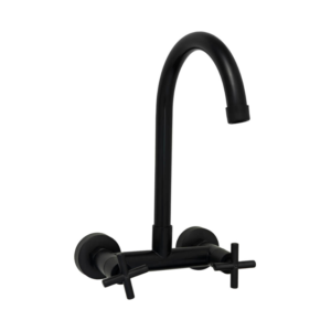 Griferia para pared texas negra