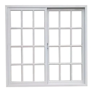 Puerta balcon de 1'50x2mts vidrio repartido